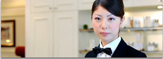 To the page of Concierge and Area Manager, Ms. Kana Tsubuku